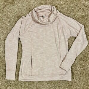 KYODAN I Outdoor Cowl Neck Long Sleeve Athletic Top I Women's XL I‎ Pink Heather